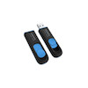 فلش مموری ADATA USB3.2 مدل UV128 ظرفیت 64GB - مشکی آبی (گارانتی پنج ساله آونگ)