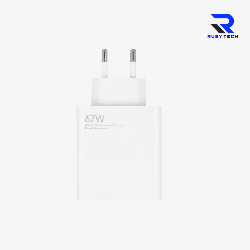 شارژر دیواری فست تک پورت Xiaomi مدل 67w ـ سفید ـ KZN ( گارانتی ۶ ماهه شرکتی )