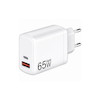 شارژر دیواری PD و فست دو پورت Advance Media مدل A-K1 65W - سفید (گارانتی یکساله ویستا حافظه)