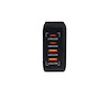 شارژر دیواری 65W فست و PD چهار پورت JBQ مدل A4808Q - مشکی (گارانتی یکساله رصاصی)