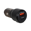 شارژر فندکی فست و PD دو پورت VIPLATINA مدل VK24 75W - مشکی (گارانتی 12 ماه تعویض نیکان همراه)