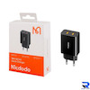شارژر دیواری فست دو پورت Mcdodo مدل CH-8910 18W - مشکی (گارانتی متین)