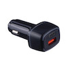 شارژر فندکی PD و فست دو پورت مدل AK-255 45W - مشکی - RYL