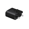 شارژر دیواری سه پین PD و فست تک پورت Samsung مدل EP-TA800 25W - مشکی (گارانتی شش ماهه نیکان همراه)