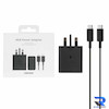 شارژر دیواری PD و فست Samsung مدل EP-T4511 45W به همراه کابل شارژ Type-C To Type-C - مشکی - اصلی (گارانتی 18 ماهه شرکتی)