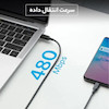 کابل شارژ فست ANKER Type-C to Type-C مدل A8752H11 - مشکی (گارانتی 18ماهه حافظه طلایی ایستا)