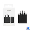 شارژر دیواری سه پین فست و PD تک پورت Samsung Type-C مدل EP-T2510 25W - مشکی - اصلی (گارانتی 12 ماهه شرکتی)