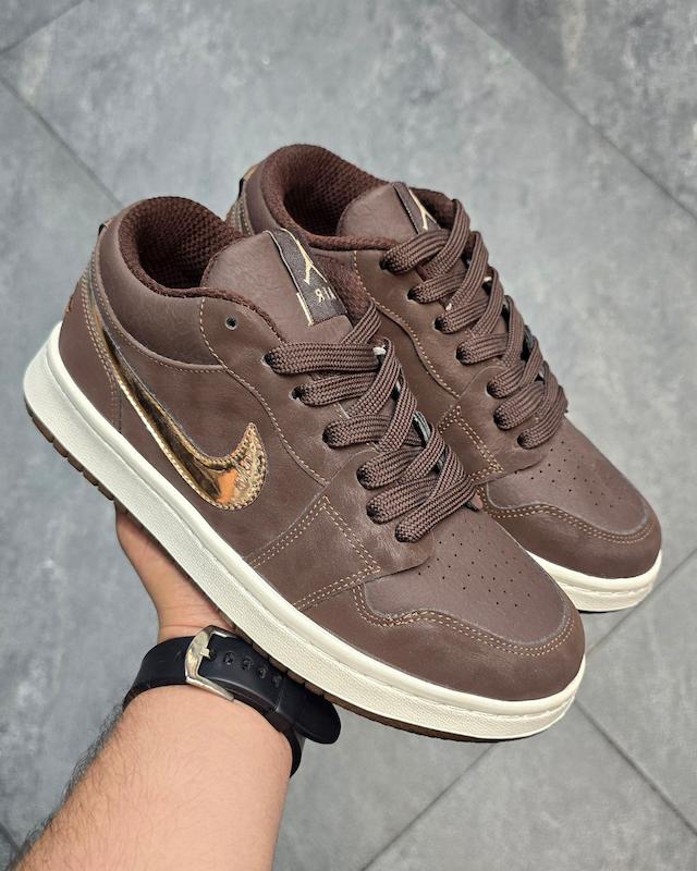 کتونی نایک جردن قهوه ای Nike jordan