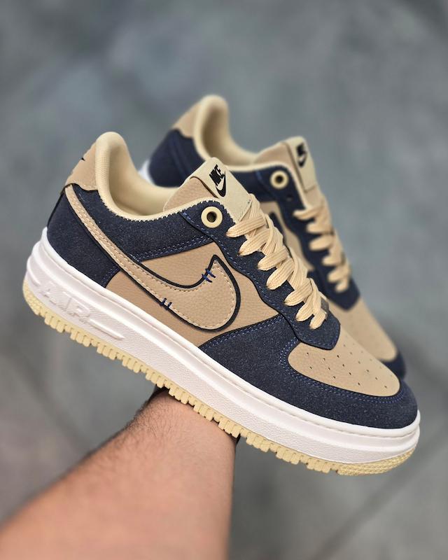 کتونی نایک ایر فورس سرمه ای خاکی Nike air force