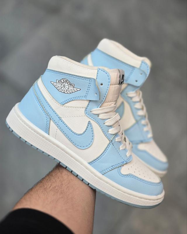 کتونی نایک جردن آبی ساقدار  Nike Jordan 1