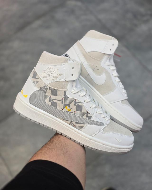 کتونی نایک جردن فندی ساقدار  Nike Jordan 1