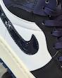 کتوتی جردن سرمه ای مشکی ساقدار Nike Jordan1