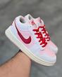 کتونی جردن صورتی قرمز بدون ساق Nike Jordan1