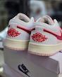 کتونی جردن صورتی قرمز بدون ساق Nike Jordan1