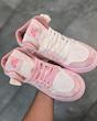 کتونی نایک جردن صورتی طرحدار ساقدار Nike jordan