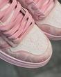 کتونی نایک جردن صورتی طرحدار Nike jordan