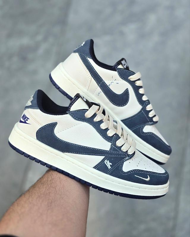 کتونی نایک تراویس کرم سرمه ای Nike jordan travis