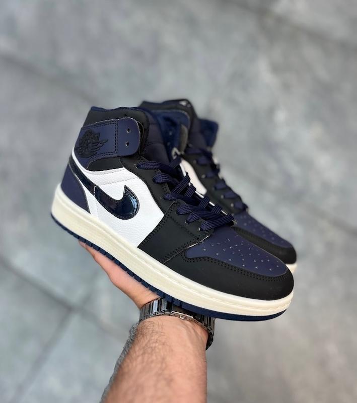 کتونی نایک جردن سرمه ای مشکی Nike jordan