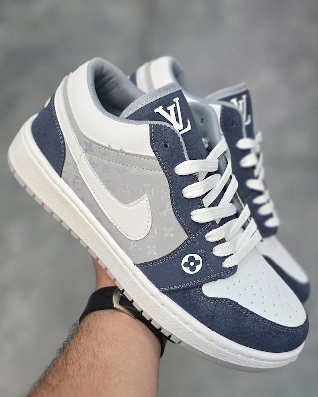 کتونی نایک جردن LV سرمه‌ای Nike jordan LV