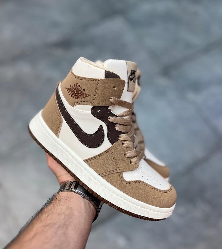 خرید کتونی جردن کرم نسکافه کد 2353 jordan1 | رانینگ ست