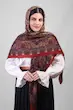 روسري نخ و ابريشم مجلسي قواره بزرگ طرحدار و سنتي برند روسيه شال 
