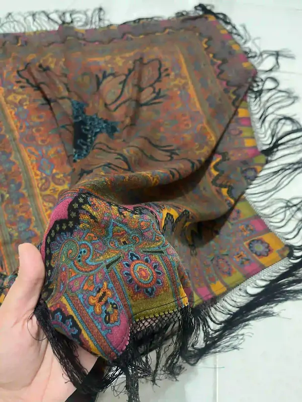 روسری ایتالیاییی روسری ترکمنی روسری برند 