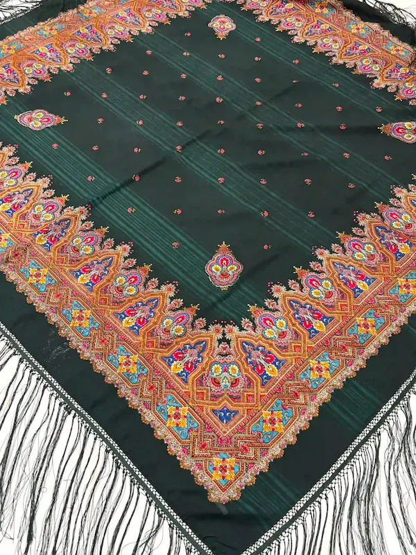 روسری ترکمن روسری نخی ترکمنی روسری اصل روسیه 