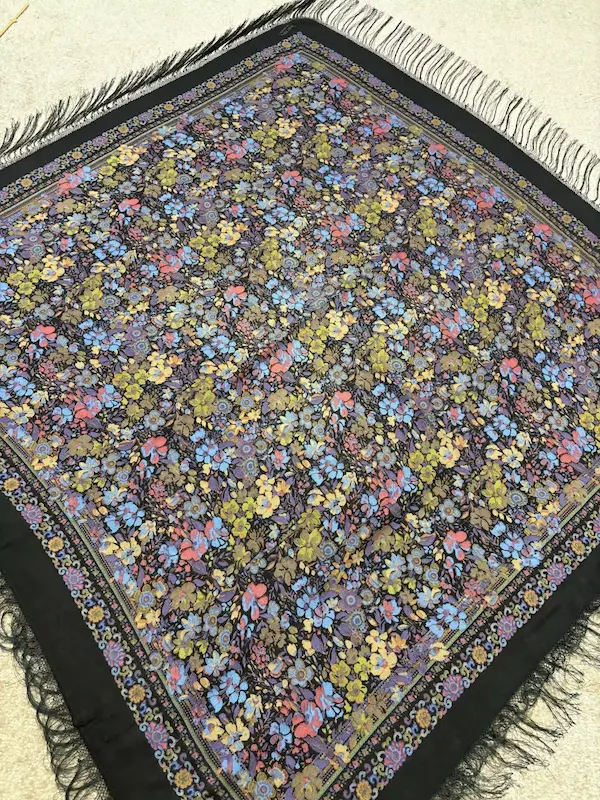 روسري تركمني گلدار قيمت