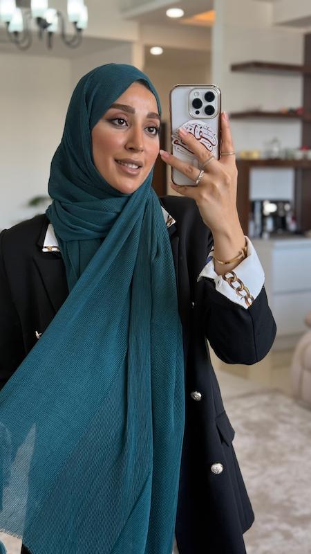 شال پلیسه ریز پنبه
