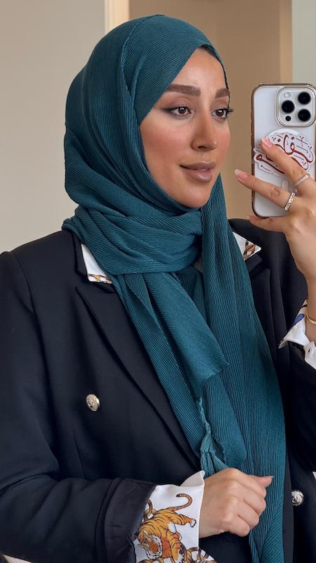 شال پلیسه ریز پنبه
