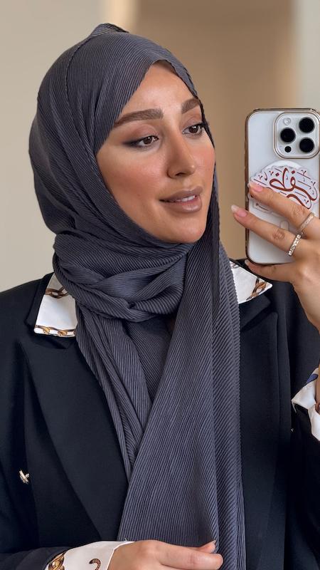 شال پلیسه ریز پنبه