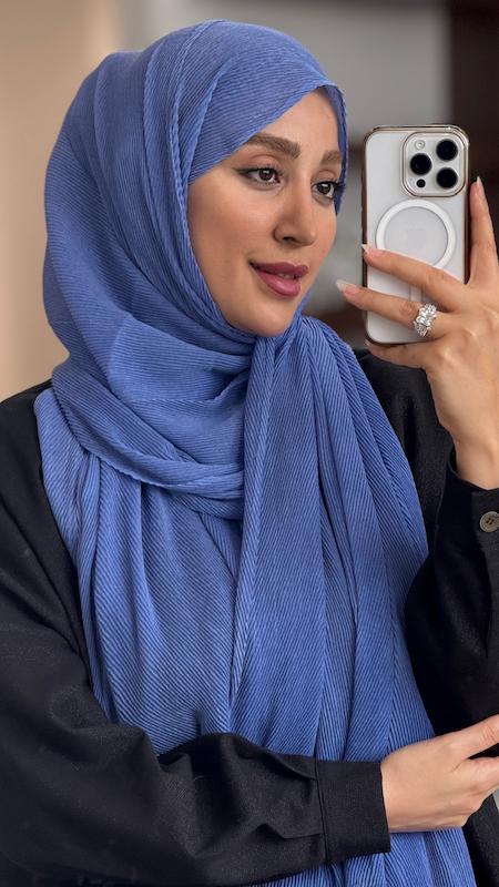 شال پلیسه ریز پنبه