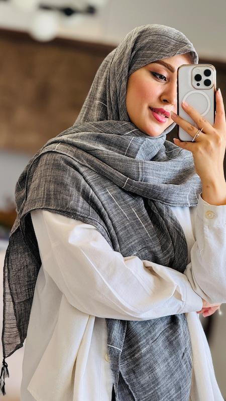 روسری لینن خطی