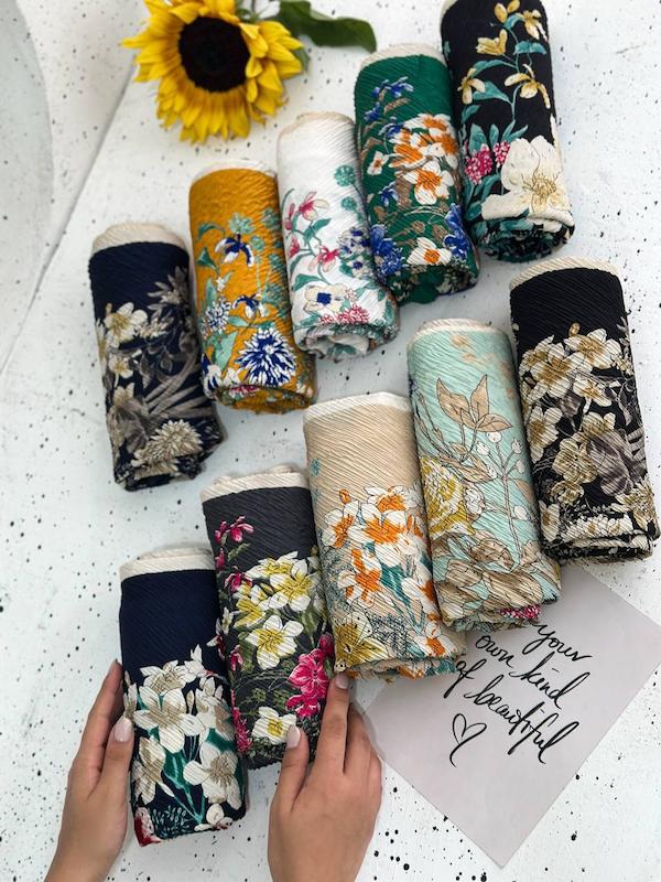 روسري نخ پليسه رز