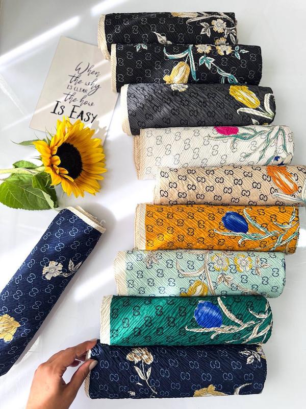 روسري نخ پليسه گوچي