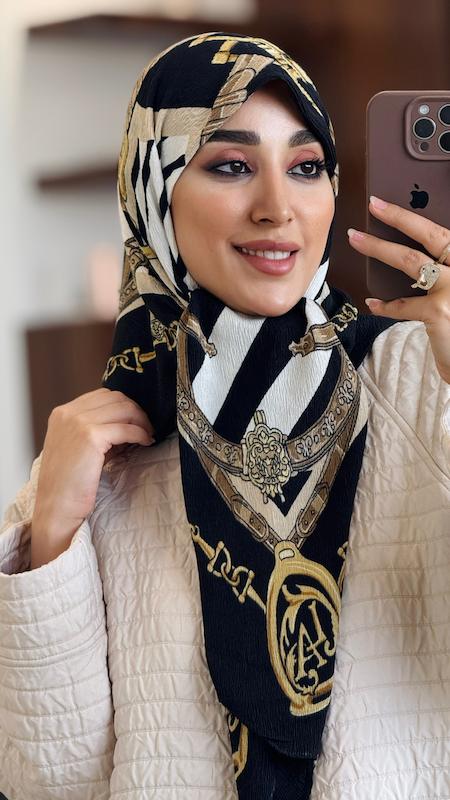 روسری پلیسه برشکا