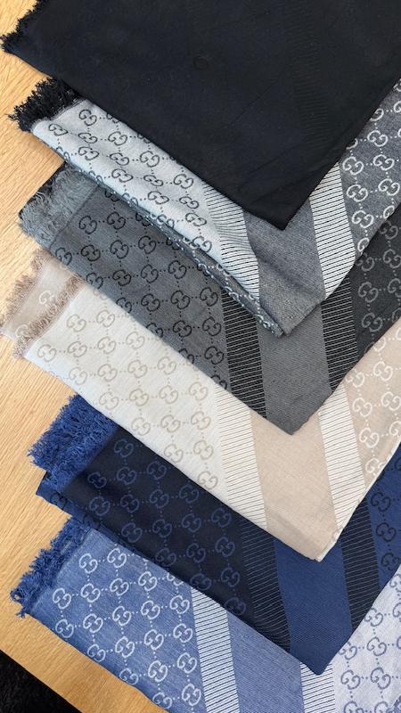 روسری کشمیر دیور خطی