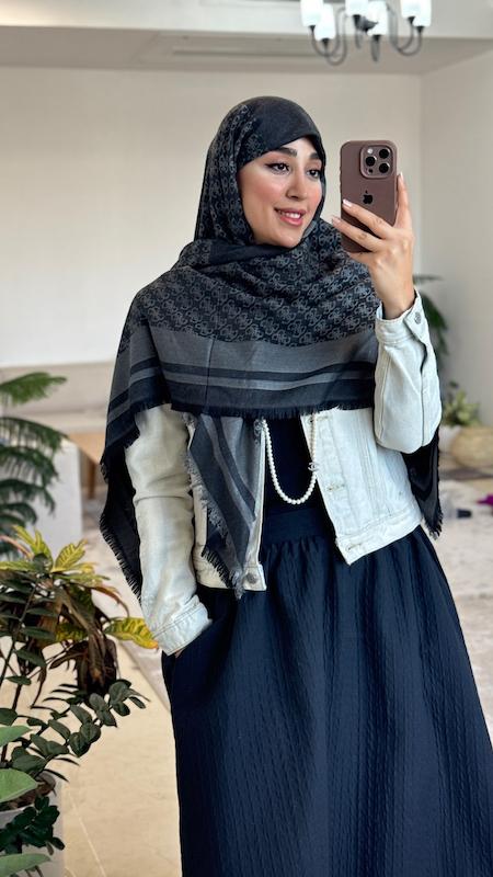 روسری کشمیر پاییزه گس