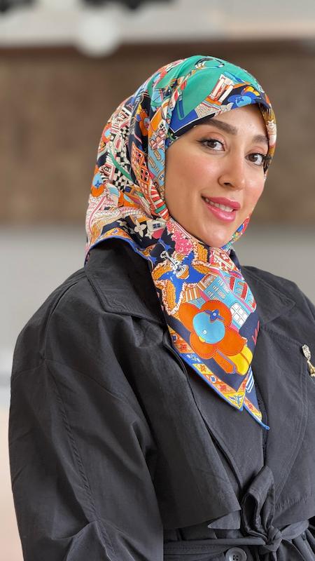 روسری ابریشم هایکوالیتی قواره ۹۰