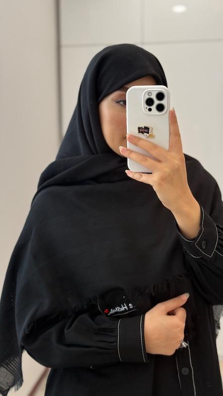 روسري نخي مشكي 