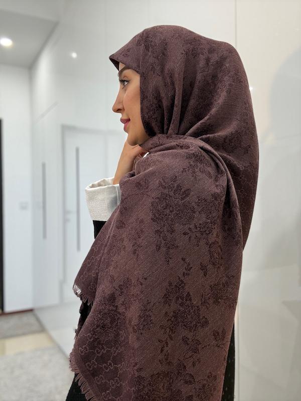 روسری کشمیر گل و گوچی
