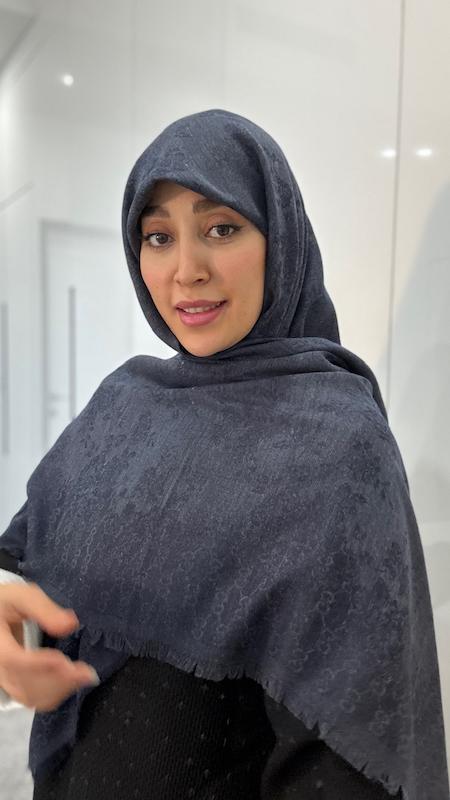 روسری کشمیر گل و گوچی