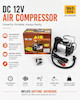 پمپ باد تک سیلندر فندکی خودرو مدل AIR COMPRESSOR 965 KPA
