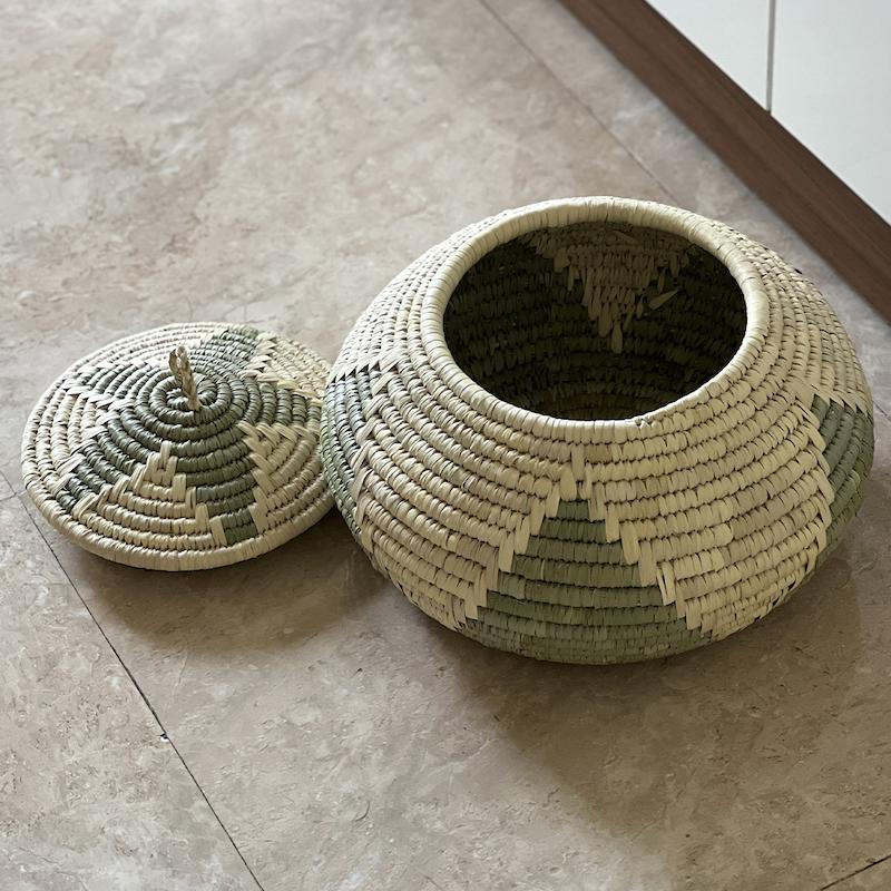 خمره برنج حصیری