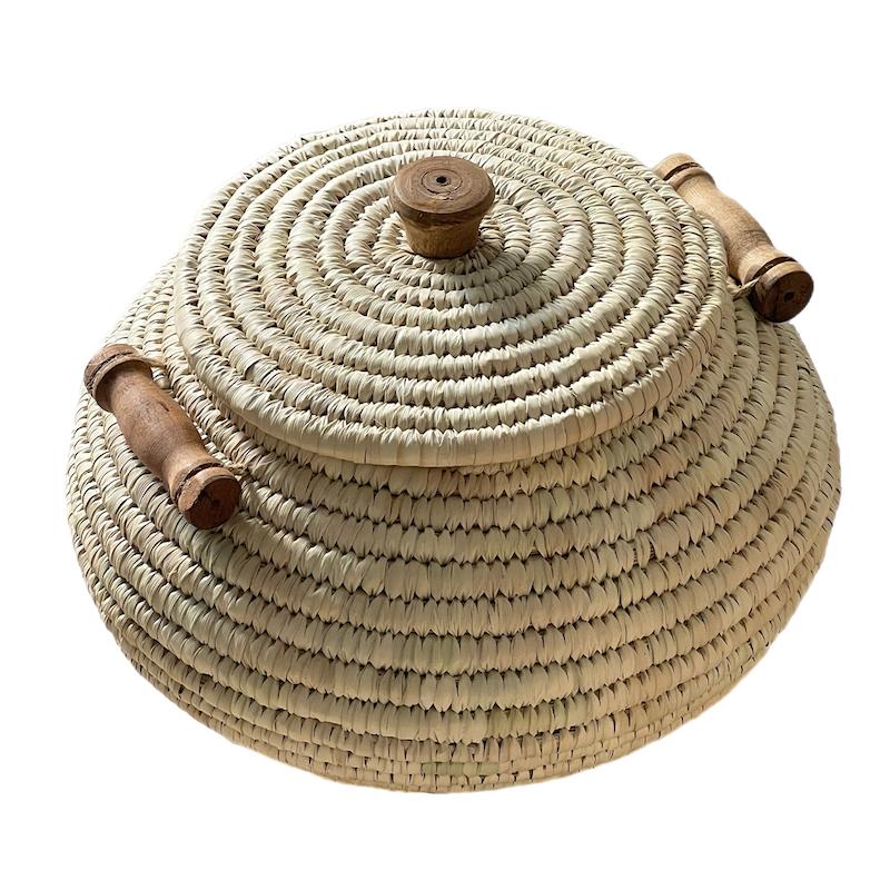 خمره برنج حصیری کپوبافی ظرفیت 10 کیلویی