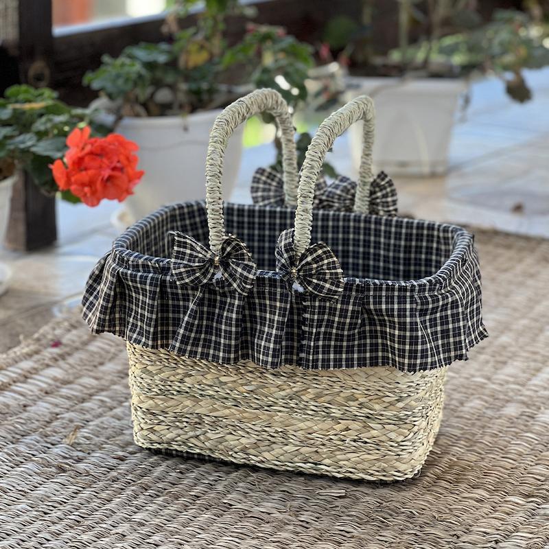 سبد پیک نیک حصیری