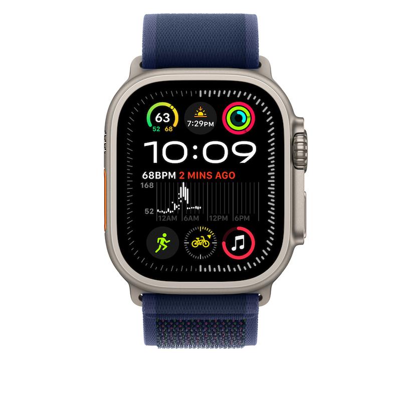 اپل واچ اولترا 2 سایز 49  Apple Watch Ultra 2 New Trail Loop بند پارچه ای(قفل دار)