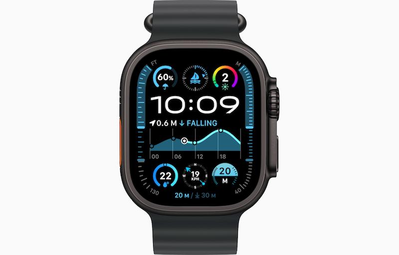 اپل واچ اولترا 2 سایز 49  Apple Watch Ultra 2 New Ocean بند سیلیکونی 
