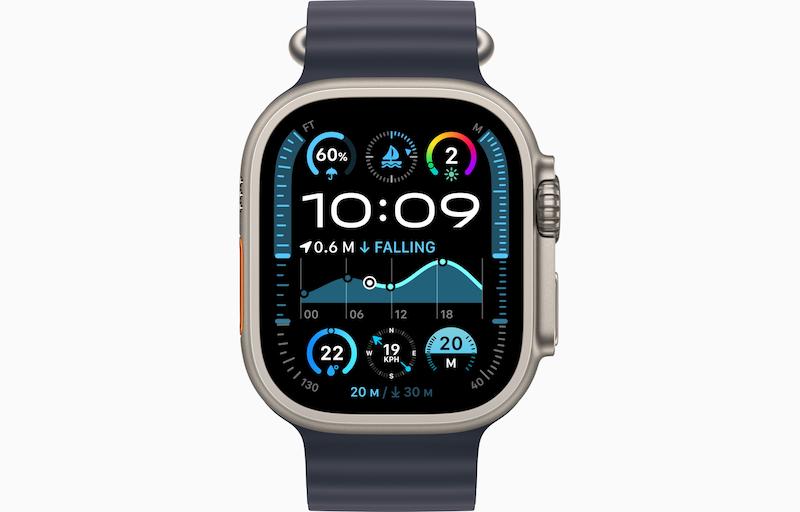 اپل واچ اولترا 2 سایز 49  Apple Watch Ultra 2 New Ocean بند سیلیکونی 