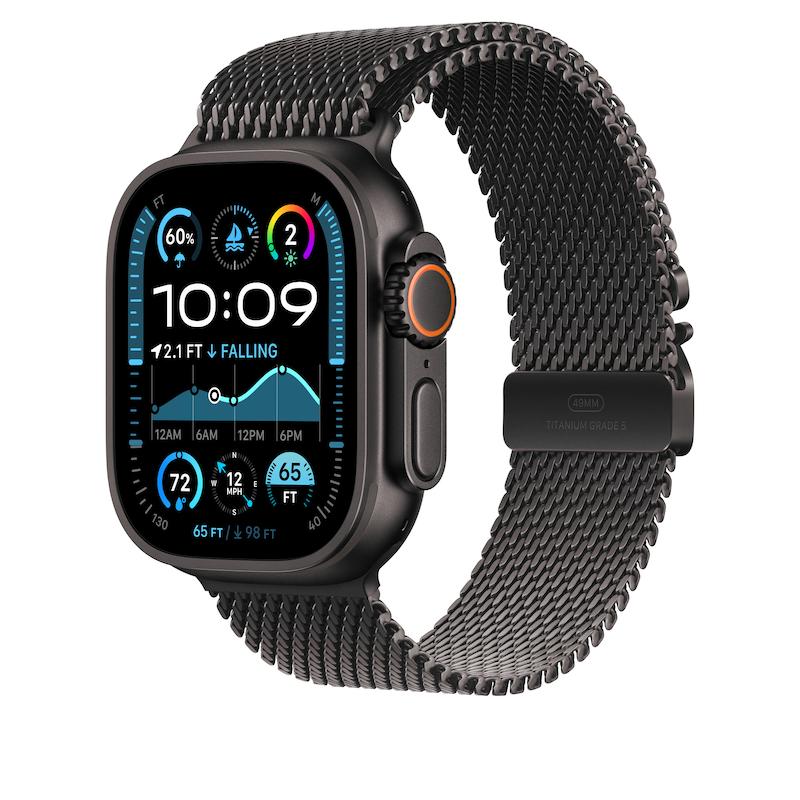 اپل واچ اولترا 2 سایز 49  Apple Watch Ultra 2 New Milanes بند استیل